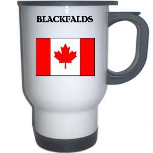  Canada   BLACKFALDS White Stainless Steel Mug 