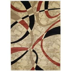   Contours La Chic 21390 Cream 27x74 Runner Area Rug