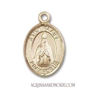  St. Blaise Small 14kt Gold Medal Jewelry