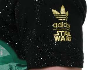 Adidas Star Wars Tennis Yoda vs Darth Vader TEE Tshirt LARGE L 