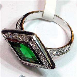 Beryl Gemstone Silver Ring J4a40 sz#6 7 8 9  