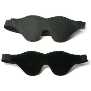   : Strict Leather Black Fleece Lined Blindfold: Health & Personal Care