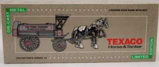 NEW Texaco Horse and Tanker Coin Bank ERTL #8 1991  