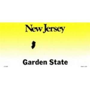 New Jersey State Background Blanks FLAT   Automotive License Plates 