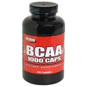 Optimum Nutrition BCAA 1000 Caps, 1000 mg, Capsules, 200 Count Bottles 