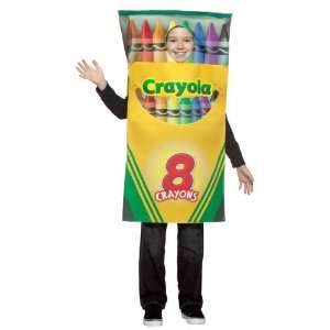  Crayola Crayon Box Child Costume Size 7 10: Toys & Games