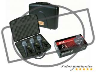 industry guaranteed wharfedale dm 3 0 dynamic mic 3 pack