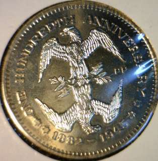 1982 Franklin Roosevelt Commemorative Double Eagle Reverse Medal 
