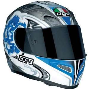  AGV TI Tech Helmet , Size: Sm, Color: Blue, Style: Multi 