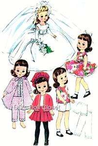 Vintage Doll Clothes Pattern 2457 8 ~Tiny Betsy McCall  