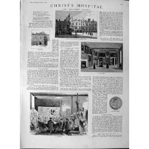  1889 ChristS Hospital Bluecoat School Children Court 