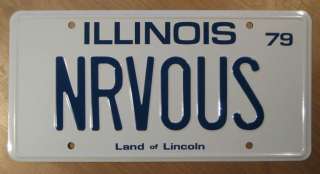 Ferris Buellers Day Off Ferrari *NRVOUS* License Plate  