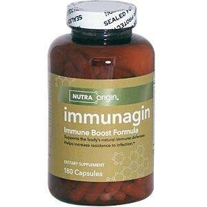  NUTRAORIGIN Immunagin Immune Boost Supplement 180 Capsules 