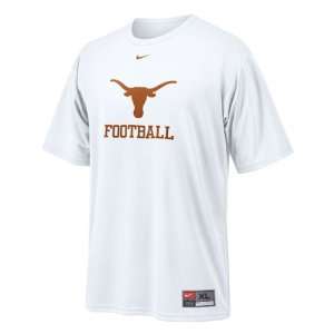  Texas Longhorns White Nike Performance Graphic T Shirt 