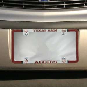  Texas A&M Aggies Thin Rim Varsity License Plate Frame 