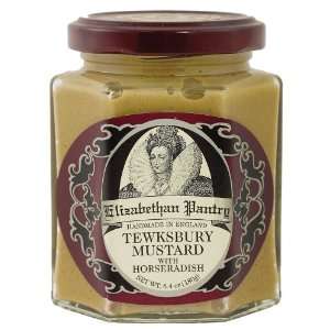 Elizabethan Pantry Tewksbury Mustard with Horseradish 6 Pack  