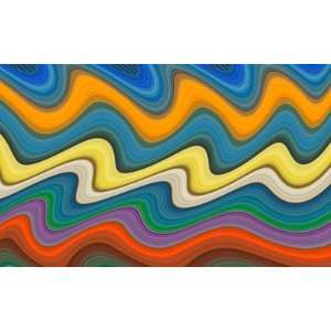  Abstract Boat Stripes Wall Mural