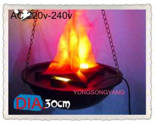 Big Hanging Flame Light Fire Lamp Decoration Dia. 30 cm  