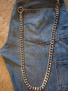 CHROME Thick CHAIN Jean Wallet Chain Heavy nice link  