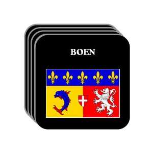  Rhone Alpes   BOEN Set of 4 Mini Mousepad Coasters 