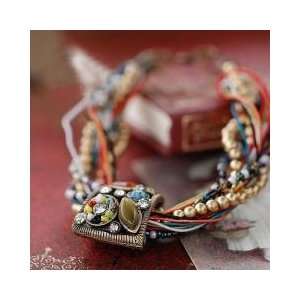  Bollywood Indian Oriental Designed Opal Bracelet Colorful 