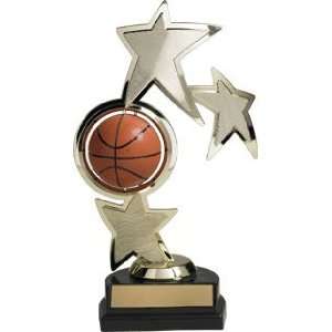   Trophies   9 inch basketball spinning ball trophy