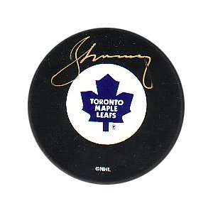 Borje Salming Autographed Puck 