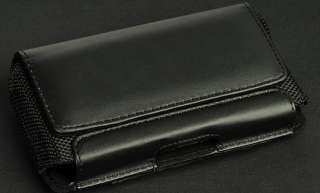 Black Leather Belt Clip Holster Pouch Carrying Case Apple iPhone 3G 