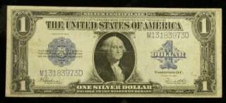 1923 $1 SILVER CERTIFICATE SN# M13183973D ID#OO773  