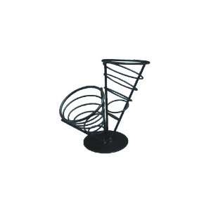   FCB22 2 Cone Wrought Iron Conical Bread Basket: Kitchen & Dining