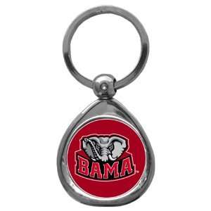  Alabama Crimson Tide College Chrome Key Chain: Sports 