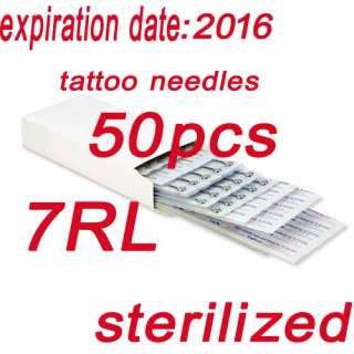   NEW Disposable Sterilize Tattoo Needles 7RL FOR tattoo machine  