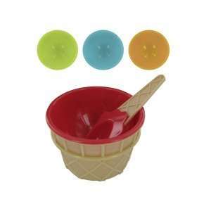  Ice cream bowl and matching spoon set Pack Of 48 Kitchen 