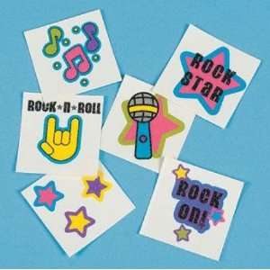  Rock Star Glitter Tattoos [Toy]: Toys & Games