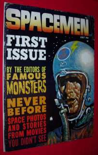 SPACEMEN MAGAZINE #1 WARREN 1961 FAMOUS MONSTERS  