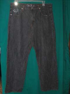 Old Skool Jeans Faded Black 40 x 32  