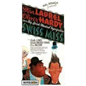    Swiss Miss (1938) 27 x 40 Movie Poster Style A: Home & Kitchen