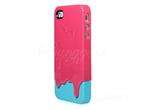   ice Cream Hard Cover Case Skin for Apple iPhone 4 4S 4G NEW_ Blue Pink