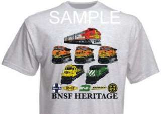 BNSF Heritage Railroad Train T Shirt  2X    HOT OFF THE PRESS 