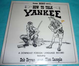 Bob Bryan & Tim Sample How To Talk Yankee SEALED LP  