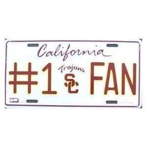  Trojans College Car License Plate:  Sports & Outdoors