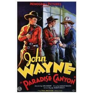   Poster 27x40 John Wayne Marion Burns Earle Hodgins