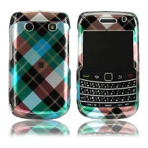   For Blackberry Bold 2 9700 Hard Case Ck Plaid Blue Brwn: Electronics
