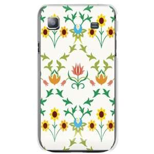  Second Skin AT&T GALAXY S SC 02B Print Cover Clear (Floral 