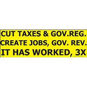  Cut Taxes + Government $ Magnet 