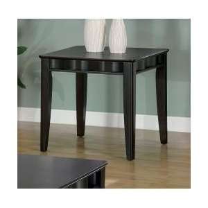  Deep Glossy Chocolate Brown End Table by Coaster Furniture 