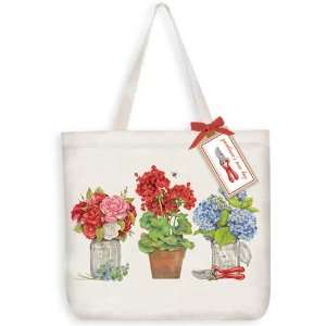  Cottage Flowers Tote Bag: Kitchen & Dining