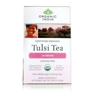 Organic India Tulsi Jasmine Tea 18 bags Grocery & Gourmet Food