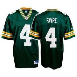  Brett Favre Green Bay Packers Replica NFL Adult Team Color Jersey 