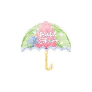  30 Bridal Showers of Love Umbrella   Mylar Balloon Foil 